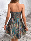 Boho Chic: Paisley Print Tube Dress for Your Vacay Style