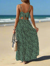 Bohemian Bliss: Women's Suspender Stitching Dress Long Skirt