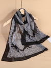 Stay Stylish and Sun-Protected with our Lightweight Paisley Patterned Sheer Scarf!