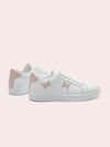 Whimsical Butterfly Lace-Up Skate Shoes – Sporty Cartoon Design in Classic White