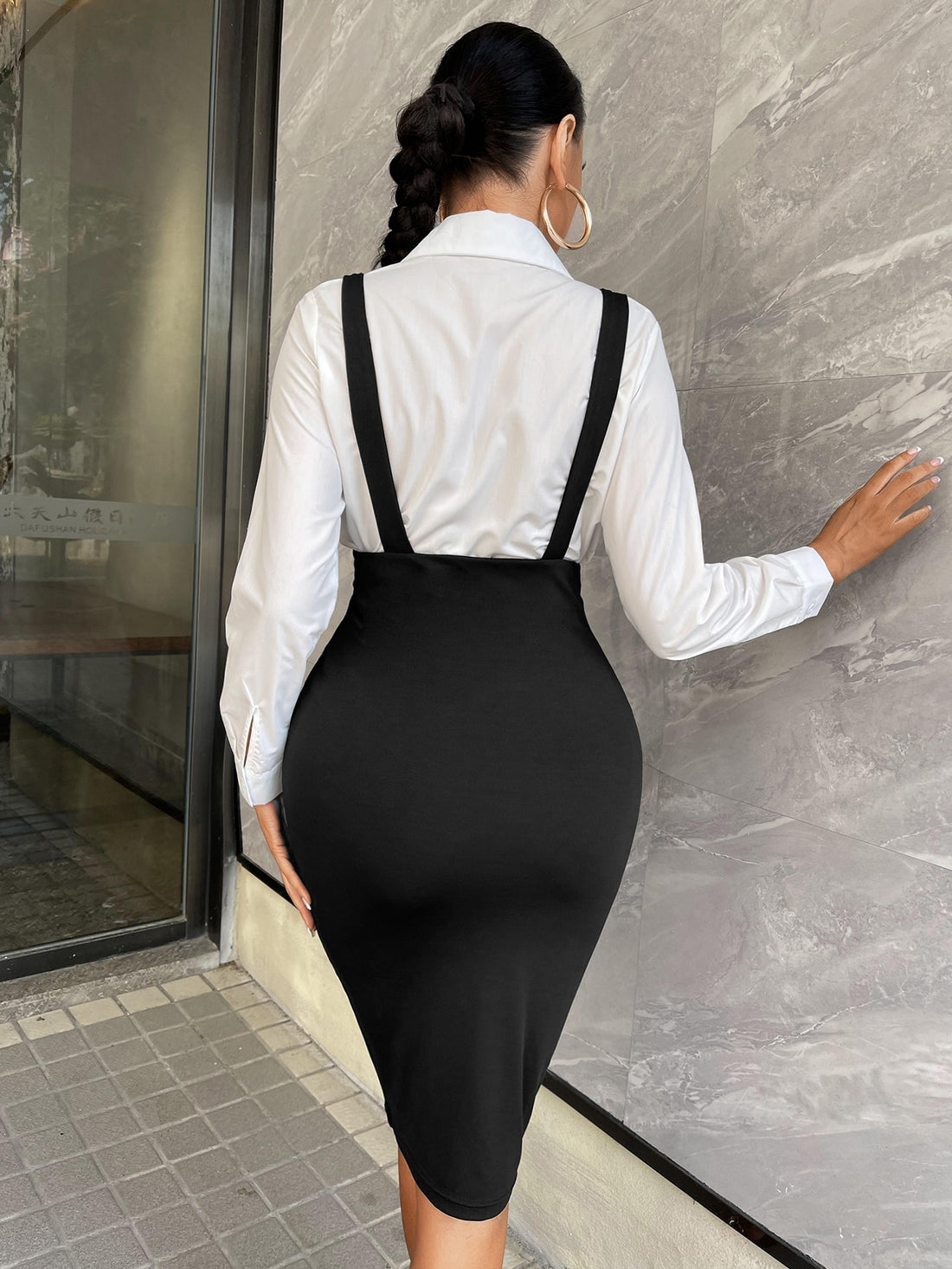 Rock a bold, head-turning look with this O-Ring Zipper Bodycon Overall Dress. Designed to hug your curves in all the right ways, this piece features edgy O-ring hardware and a sleek front zipper for an effortlessly cool vibe. Perfect for making a statement at parties, nights out, or whenever you want to feel confident and fabulous. The fitted silhouette flatters your figure while the modern details keep things fresh and fashion-forward. Dress it up or down—this versatile piece is your new go-to for turning 