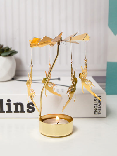 Fairy Rotating Candlestick: Add Magical Charm to Your Space