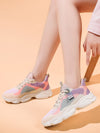 Multicolor Lace-Up Front Running Shoes for Women - Run in Style with Shein