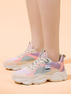 Multicolor Lace-Up Front Running Shoes for Women - Run in Style with Shein