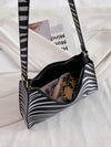 Zebra Striped Shoulder Bag - Make a Bold Statement with Style