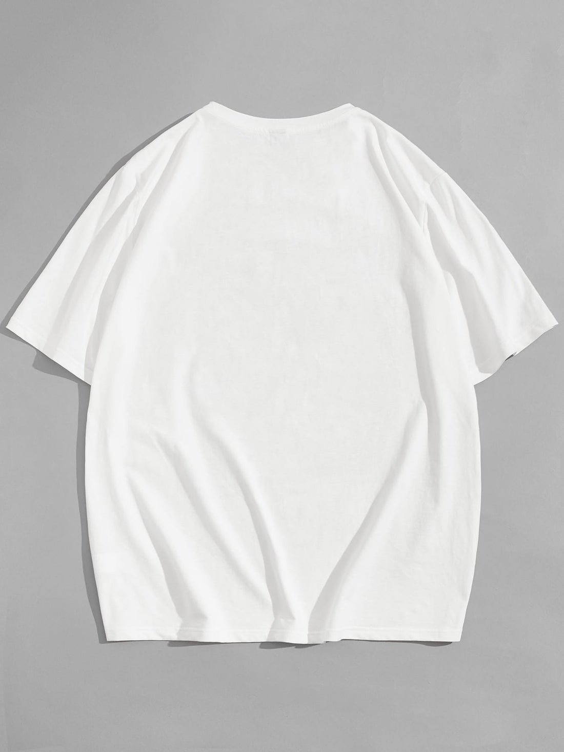 Introducing the coolest shirt of the season: our Men's Graphic Crew Neck T-Shirt. This summer street style shirt features a unique drop shoulder design, making it perfect for any casual occasion. Stay stylish and comfortable with our playful tee!