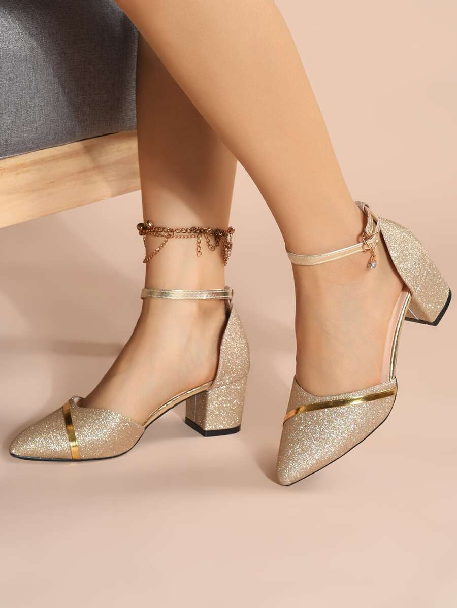 Step into sparkle with the 2025 High Heels — dazzling bling glitter pumps that turn every step into a statement. Their sleek pointed toes add a chic edge, perfect for dancing through parties or elevating your everyday look. Shine bright and steal the spotlight wherever you go!