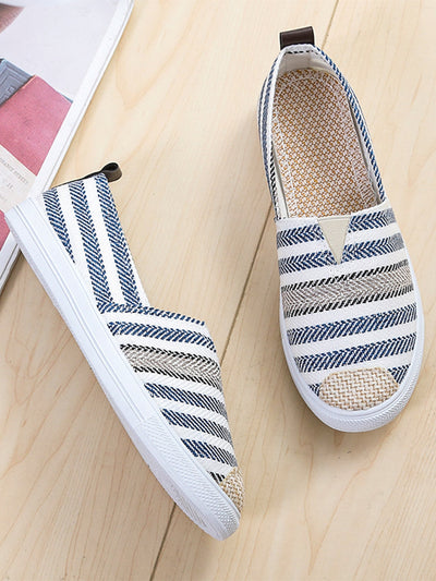 Step Up Your Style with These Round Toe Slip-On Sports Shoes for Women