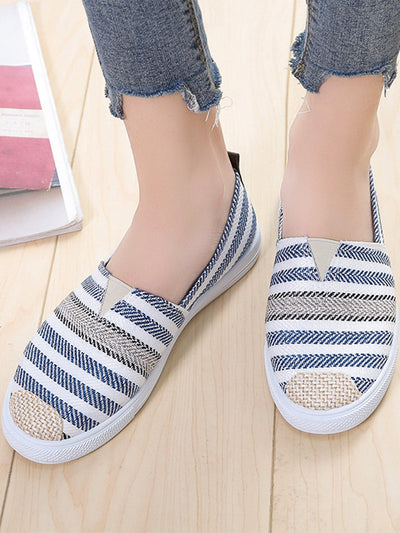 Step Up Your Style with These Round Toe Slip-On Sports Shoes for Women