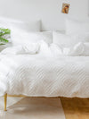 Soft and Simple Tufted Duvet Cover Set: Pure Comfort for Your Bedroom