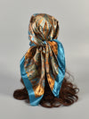 Stylish Multicolored Paisley Cashew Printed Bandana Headscarf for Travel and Parties