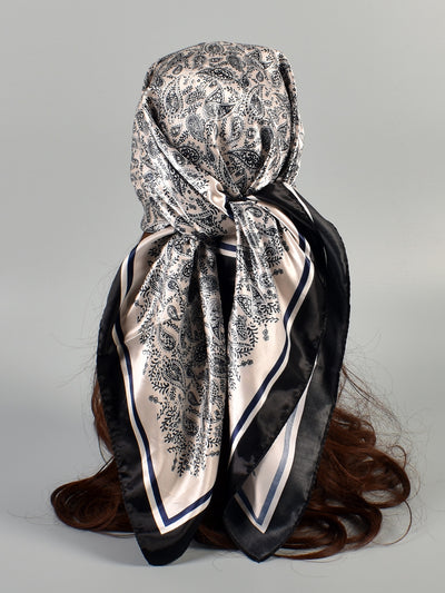 Boho Chic: Paisley Print Bandana Neck Scarf for Festivals and Rave Outfits