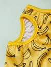 Banana Pattern Print Pet Tank: Keep Your Furry Friend Stylish and Comfy!