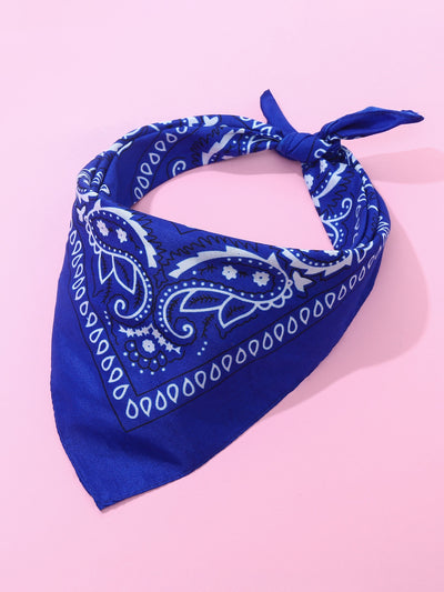 Western Chic: Paisley Pattern Bandana Cowboy Neckerchief