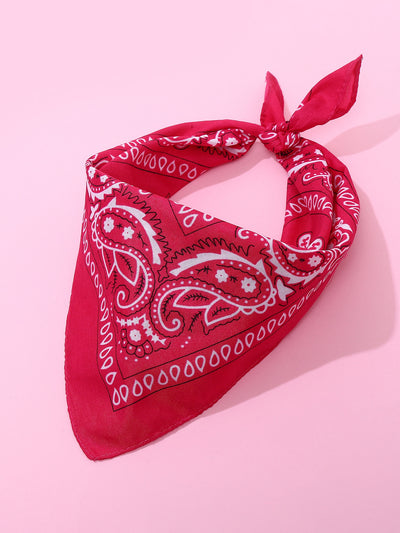 Western Chic: Paisley Pattern Bandana Cowboy Neckerchief