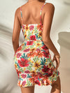 Floral Bliss: Women's Pleated Cami Dress