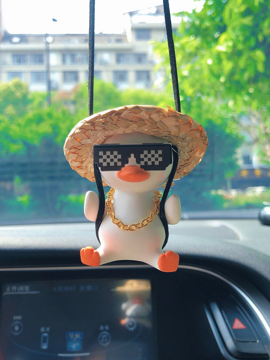 Add a whimsical touch to your vehicle with our Duck Design Car Hanging Ornament. Made for Duck enthusiasts, this Quack-tastic addition is sure to bring a smile to your face while on the road. Made with high-quality materials, this ornament will last for many adventures to come.