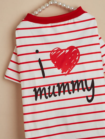 Striped Cat T-shirt: The Perfect Gift for Mother's Day or Father's Day!