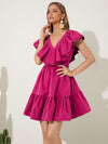 Chic Two-Layered Ruffle Hem Dress - Ultimate Style Statement