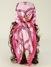 Silk Chain Print Geometric Pattern Headband Scarf Bandana - Chic and Stylish Accessory