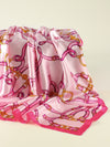 Silk Chain Print Geometric Pattern Headband Scarf Bandana - Chic and Stylish Accessory