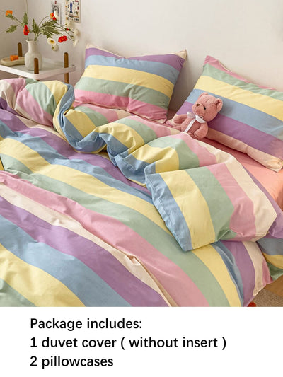 Cozy and Chic: Striped Pattern Duvet Cover Set