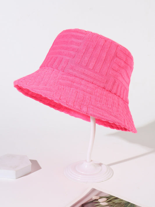 Pretty in Pink: Embroidered Bucket Hat for Casual Chic Style