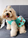 Add a touch of charm to your pet's wardrobe with our Rural Style Green Polkadot Strawberry Lace Dress. The adorable sleeveless outfit is not only stylish but also comfortable for dogs and cats. Let your furry friend stand out in this unique dress, perfect for any occasion.