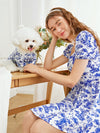 Blue White Porcelain Pet Dress: The Perfect Outfit for Your Pup!