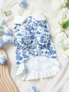 Dress your furry friend in the elegant Blue White Porcelain Pet Dress. This stylish outfit is the perfect choice for any occasion, featuring a beautiful blue and white porcelain pattern that will elevate your pup's look. Made with high quality materials, your pet will be both comfortable and fashionable.