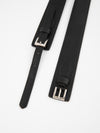 Y2K Chic: Square Buckle Belt for Coats and Dresses
