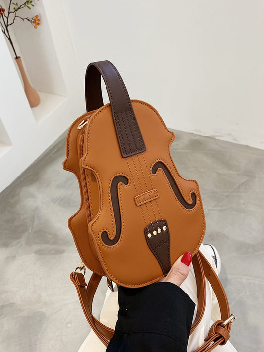 Chic Violin-Inspired Versatile Shoulder Bag for Women