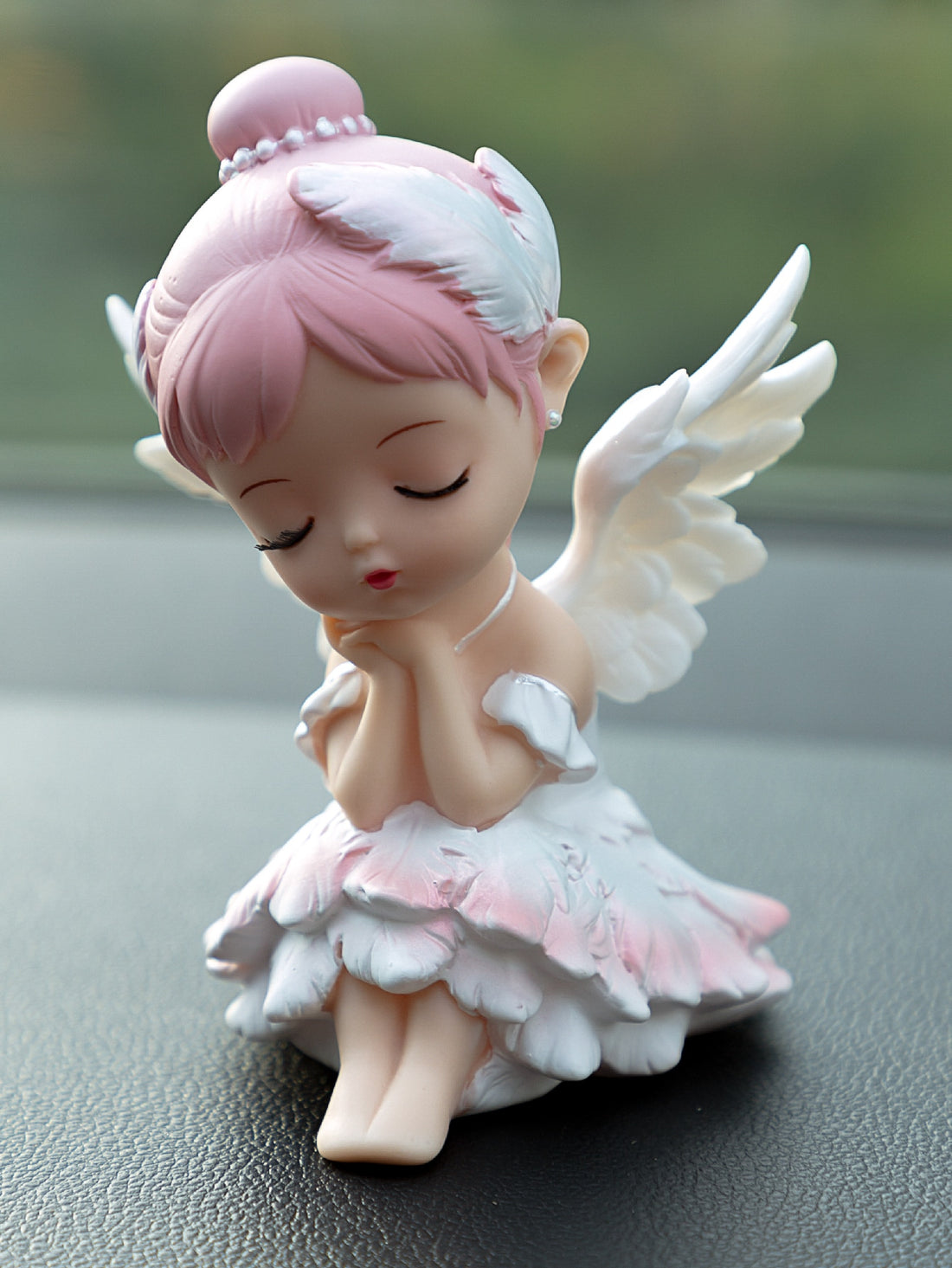 Drive with added protection and peace of mind with our Guardian Angel Car Ornament. Expertly designed for your safety, this ornament serves as a reminder of your personal guardian angel. Scientifically proven to bring comfort and protection, this car accessory is a must-have for any driver.