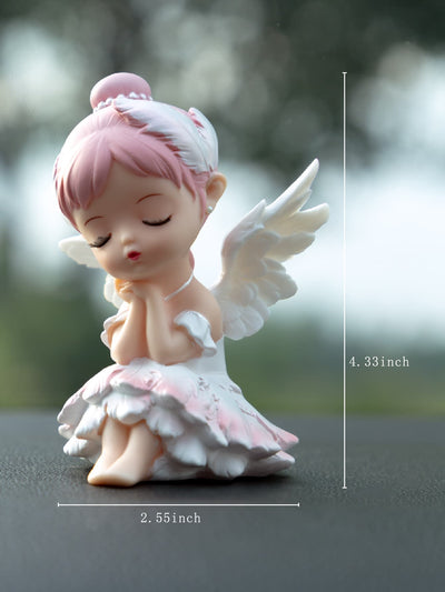 Guardian Angel Car Ornament for Protection and Peace