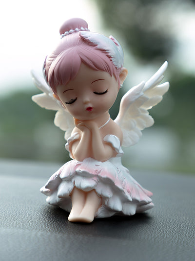 Guardian Angel Car Ornament for Protection and Peace