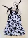 Chic Cow Pattern Pet Dress: Stylish Fashion for Your Furry Friend