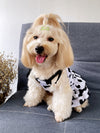 Chic Cow Pattern Pet Dress: Stylish Fashion for Your Furry Friend