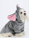 This pet coat is not only cute but also practical. Keep your furry friend warm and stylish with this cartoon hooded design. Made with soft, cozy material, your pet will love wearing it. Protect your pet from the cold weather while showing off their unique personality.