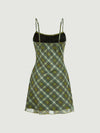 Chic Plaid Tie-Front Cami Dress: Effortless Style for Every Occasion