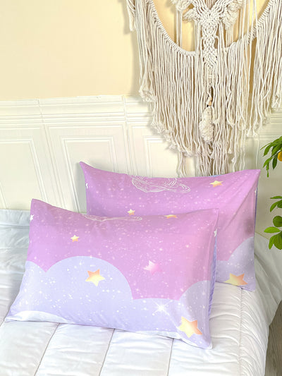 Starry Night Planet Pattern Duvet Cover Set - Sleep under the Stars!