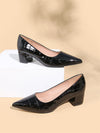 Dazzling Summer Charm: Women's Shallow Mouth Thick Heel High Heels