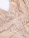 Sparkle and Shine: Dazzling Backless Sequin Party Dress