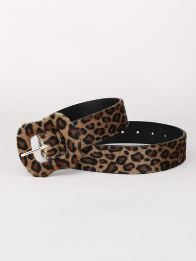 Chic Leopard Print Belt: Trendy Accessory for Effortless Style