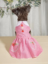 Insect Print Dog Dress: Spring and Summer Style for Teddy, Poodle, and Bichon Pets