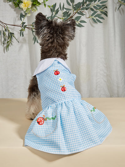 Insect Print Dog Dress: Spring and Summer Style for Teddy, Poodle, and Bichon Pets