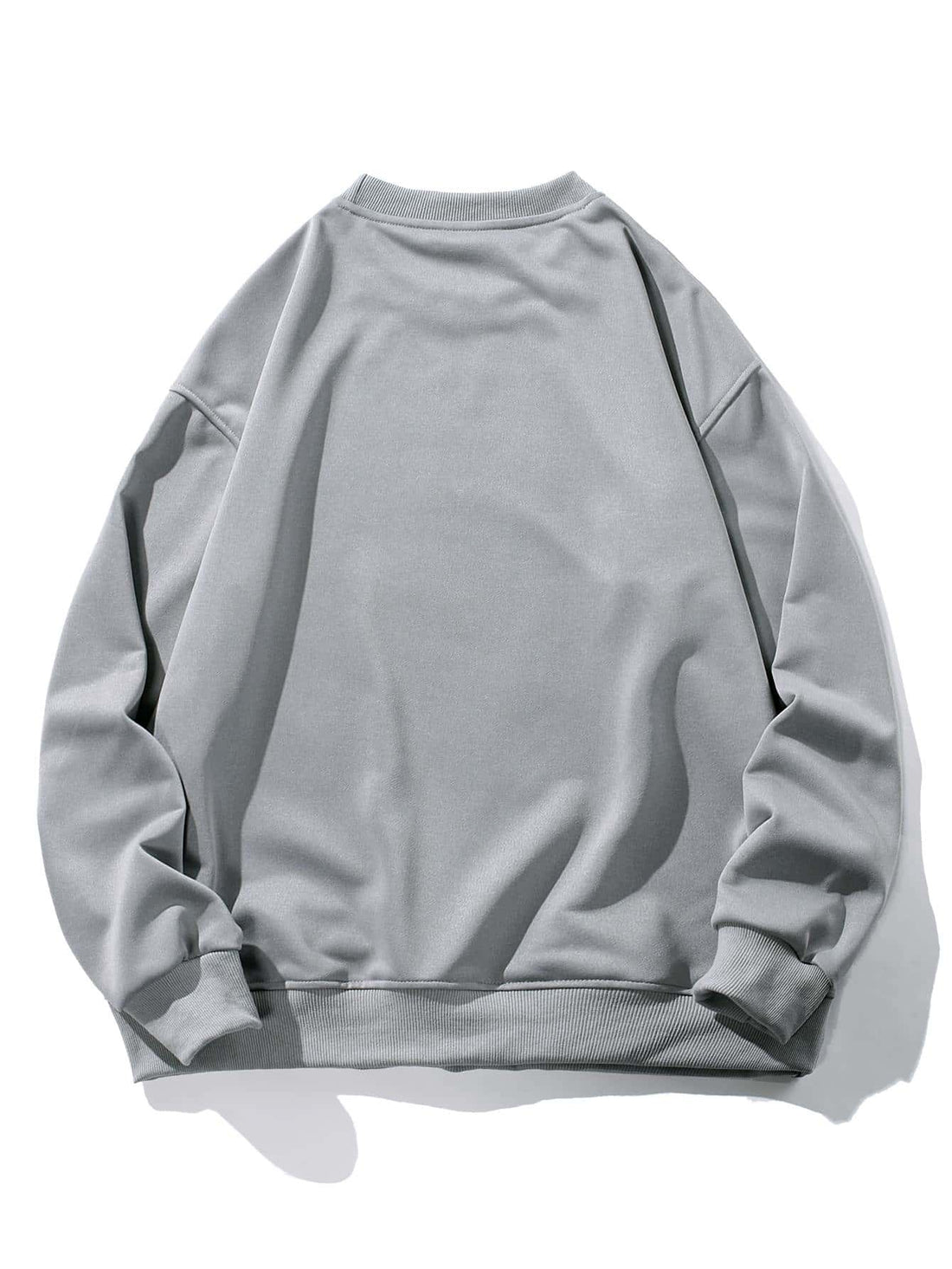 Elevate your style with Dress to Impress: Men's Cartoon Graphic Print Sweatshirt. This unique sweatshirt combines premium materials and a bold, cartoon graphic print to add a touch of fun to any outfit. Made for comfort and durability, this sweatshirt is perfect for any fashion-forward man looking to make a statement.