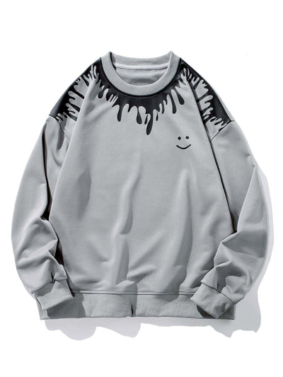 Dress to Impress: Men's Cartoon Graphic Print Sweatshirt