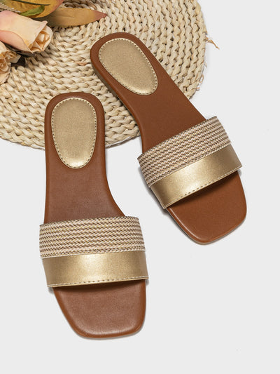 Woven Crystal Flat Sandals: Your Go-To for Summer Style and Comfort