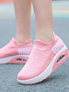 Pink Striped Mesh Rocking Shoes: Stay Stylish and Comfortable All Day Long