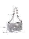 Sparkling Elegance: Exquisite Rhinestone-Studded Mini Bucket Bag for Glamorous Evenings